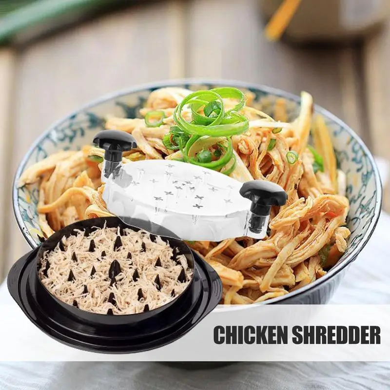 Chicken Shredder Bowl Meat Shred Machine Manual Food Processor Shredder Ergonomic Handle BPA Free Dishwasher Safe For Pulled