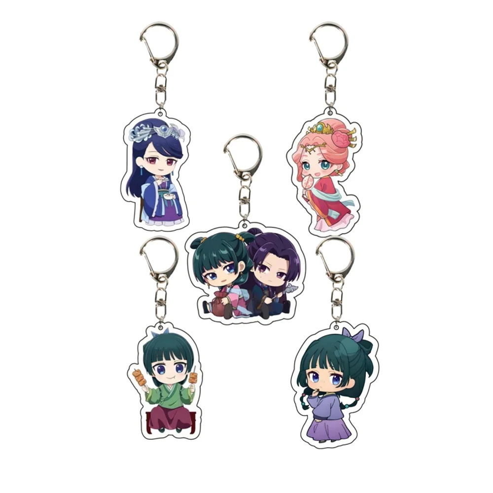 Loen Anime Store The Apothecary Diaries  Maomao Gao shun Acrylic Q Version Keychain Pendant Ornamen Fans Charm Gifts About 6cm