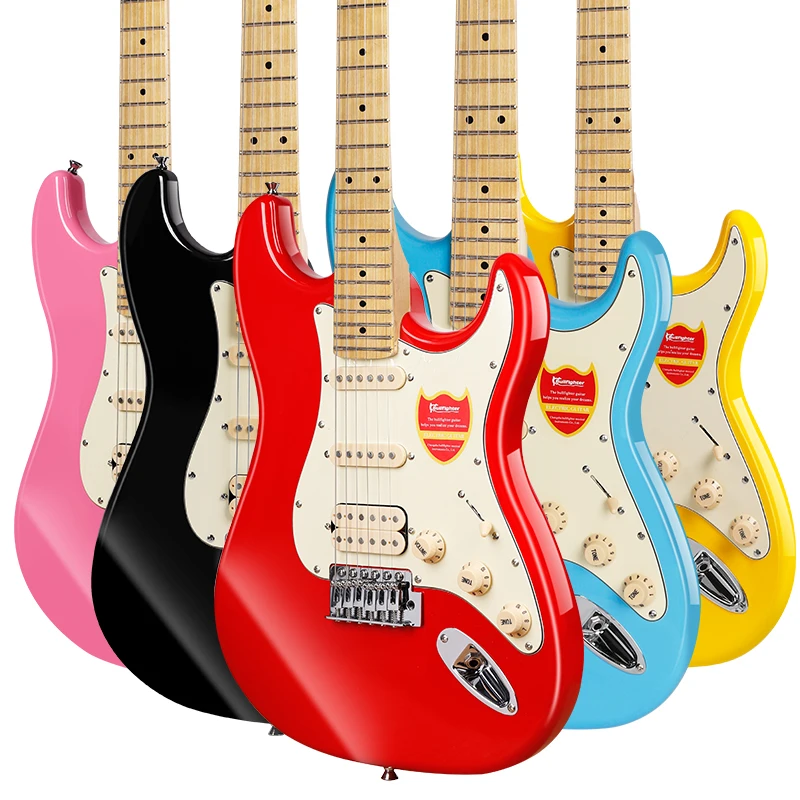 

6-String Bullfighter Guitar A high-value,22-fret,ST-style electric guitar featuring a basswood body and HSS pickup configuration