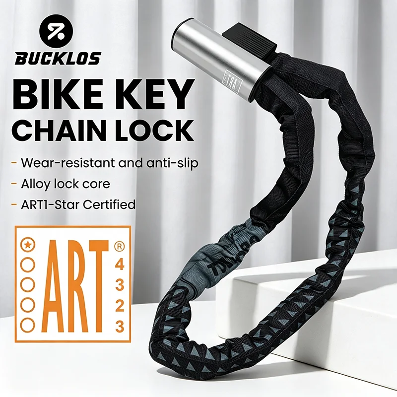 Bicycle Lock MTB Road Bike Lock Anti Theft Heavy Duty 6mm Safety Anti-Theft Chain Lock for Motorcycle Scooter Bike Accessories