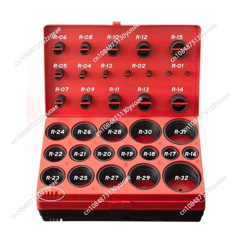 419PCS universal O-ring combination nitrile rubber ring sealing O-ring gasket for pipeline and faucet maintenance