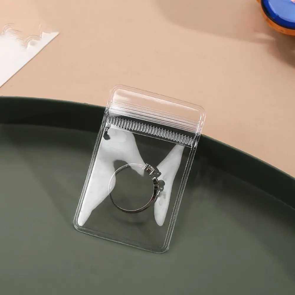 

Transparent Jewelry Packaging Bags Anti-oxidation Exquisite Earrings Ring Storage Pouch Jewlery Case Ear Studs Case