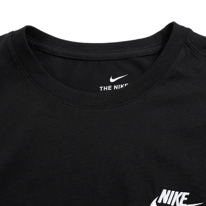 تي شيرت Nike (Nike) Nsw Club للرجال للجري والتدريب واللياقة البدنية ورقبة دائرية من القطن بأكمام قصيرة Ar4999-013 #5