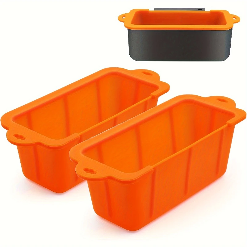 Hot Sale Reusable Silicone Grease Drip Pans Silicone Liners for Blackstone Oil Receiver Drip Pan BBQ Grill Grease Collector