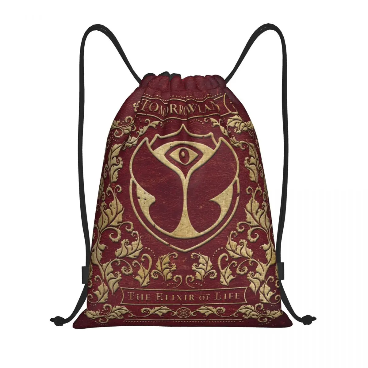 

Custom Tomorrowland Electronic Dance Festival Drawstring Bags Men Women Lightweight Sports Gym Storage Backpack