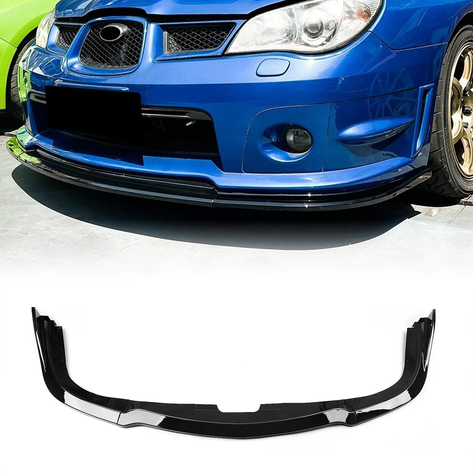 Front Bumper Spoiler Lip Kit For Subaru Impreza WRX 2006-2007