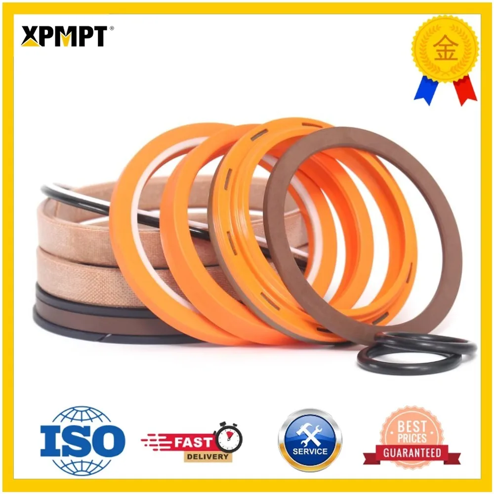 PTFE Oil Seals Compatible with Komatsu PC120-6 S4D95 707-98-37620 Boom Cylinder Seal Kit for Hydraulic Excavators