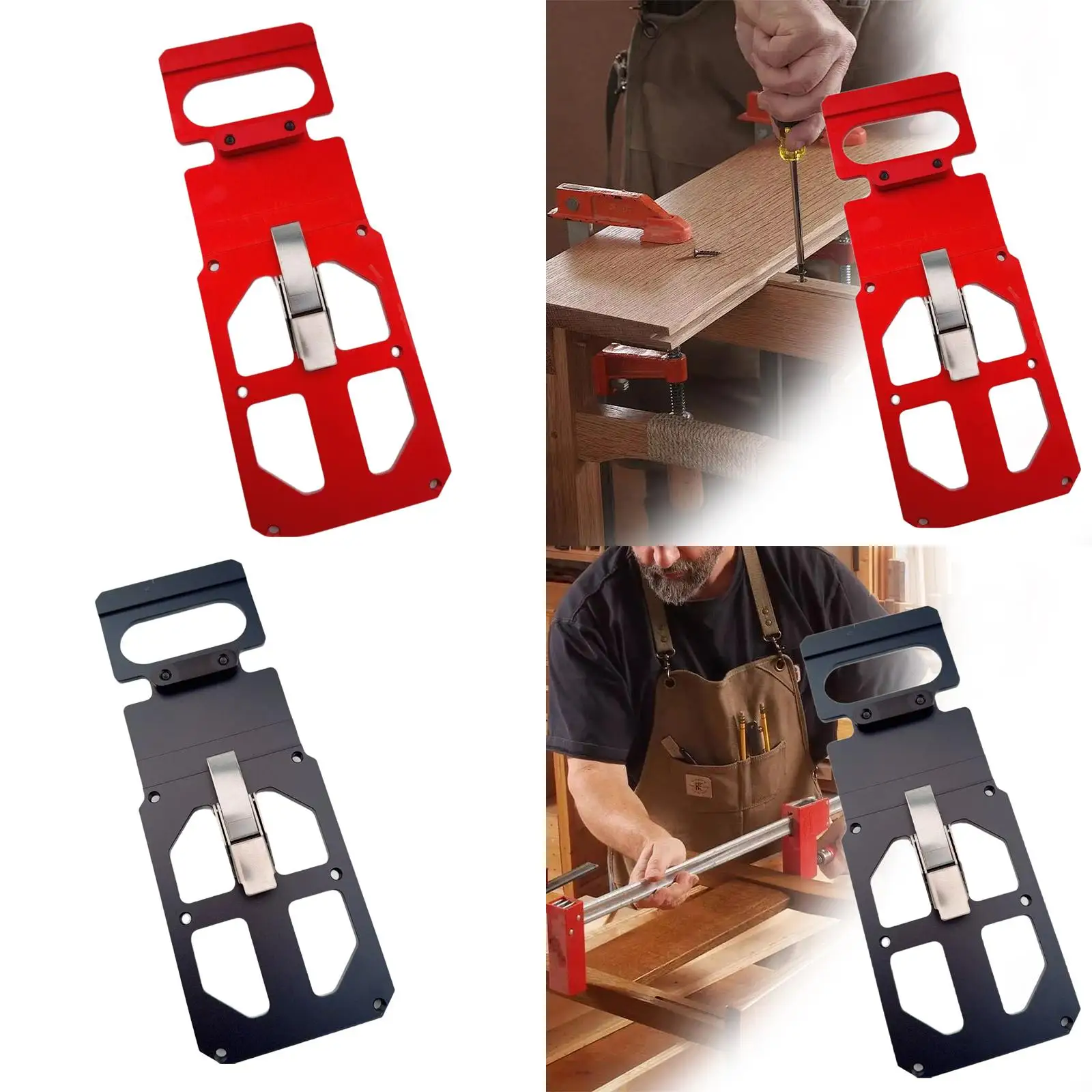Adjustable Track Saw Protractor Guide System Aluminum Square Rail Accurate Cuts Portable Clamp Tool for TS55 TS75 Users
