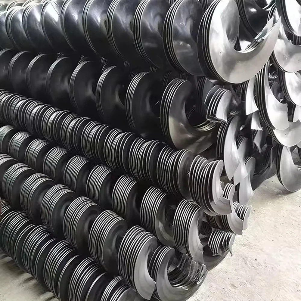 Custom Mini Continuous Forming Screw Conveyor Stainless Steel Spiral Auger Flight Screw Auger Conveyor Part Screw 4