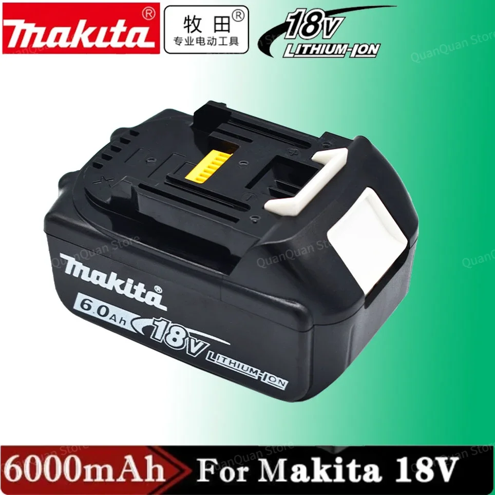 

For Makita Genuine 18V Battery 6Ah BL1850B Li-ion Replacement Battery BL1850 BL1860B BL1860 BL1840B BL1830B BL1830 LXT-400