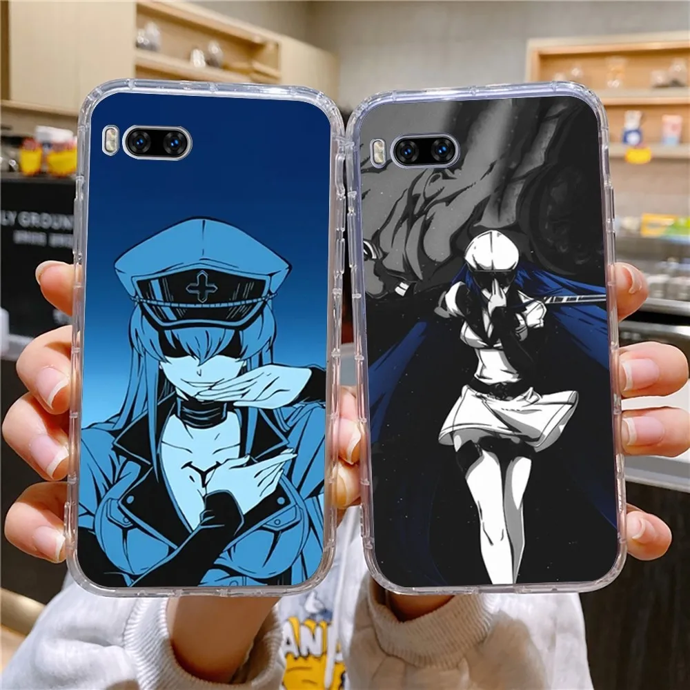 A-akame G-ga Kill E-esdeath Phone Case For Huawei Mate P10 P20 P30 P40 P50 Smart Z Honor 50 60 70 Pro Lite Transparent Case