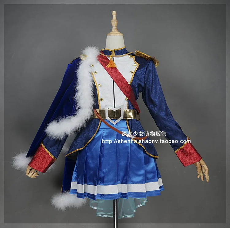 Kagura Hikari Revue Starlight  Cosplay Costume Uniform Dress Custom Made for Halloween Christmas Party Masquerade Anime Shows