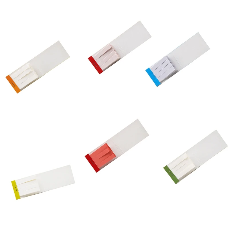 5 Sets 400 Strips Phenolphthalein/Red litmus/Blue litmus Testing Papers acetate/Congo red/Potassium iodide