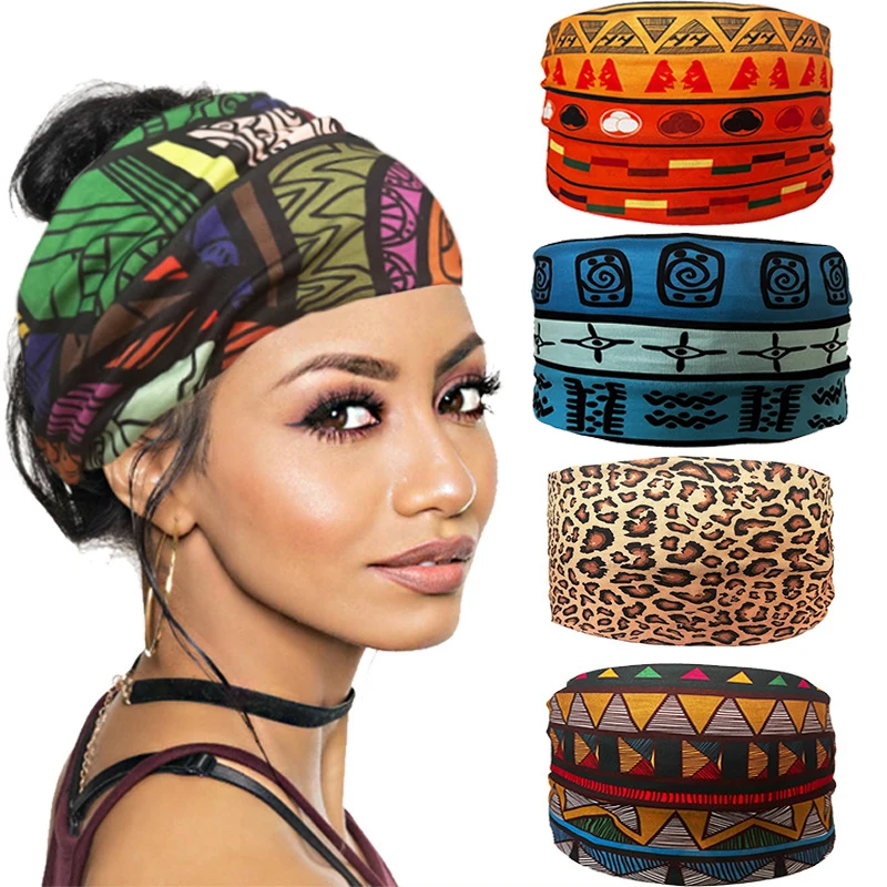 New Widen Elastic Yoga Tennis Running Sweatband Sport Headband  Women Men Jog Cycling Hair Band Turban Gym Outdoor Sport Bandage