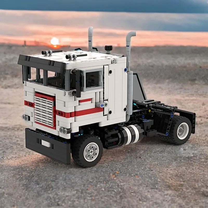 

998-Piece MOC FLB 4x2 Black Semi Truck - Technic Engineering Model - Education Model Building DIY Blocks - Birthday Toys Gift