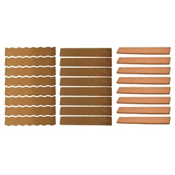 8Pcs Cork Board Strips for Photo Wall Decorations, Long Self Adhesive Corkboards for Office Decorations Display