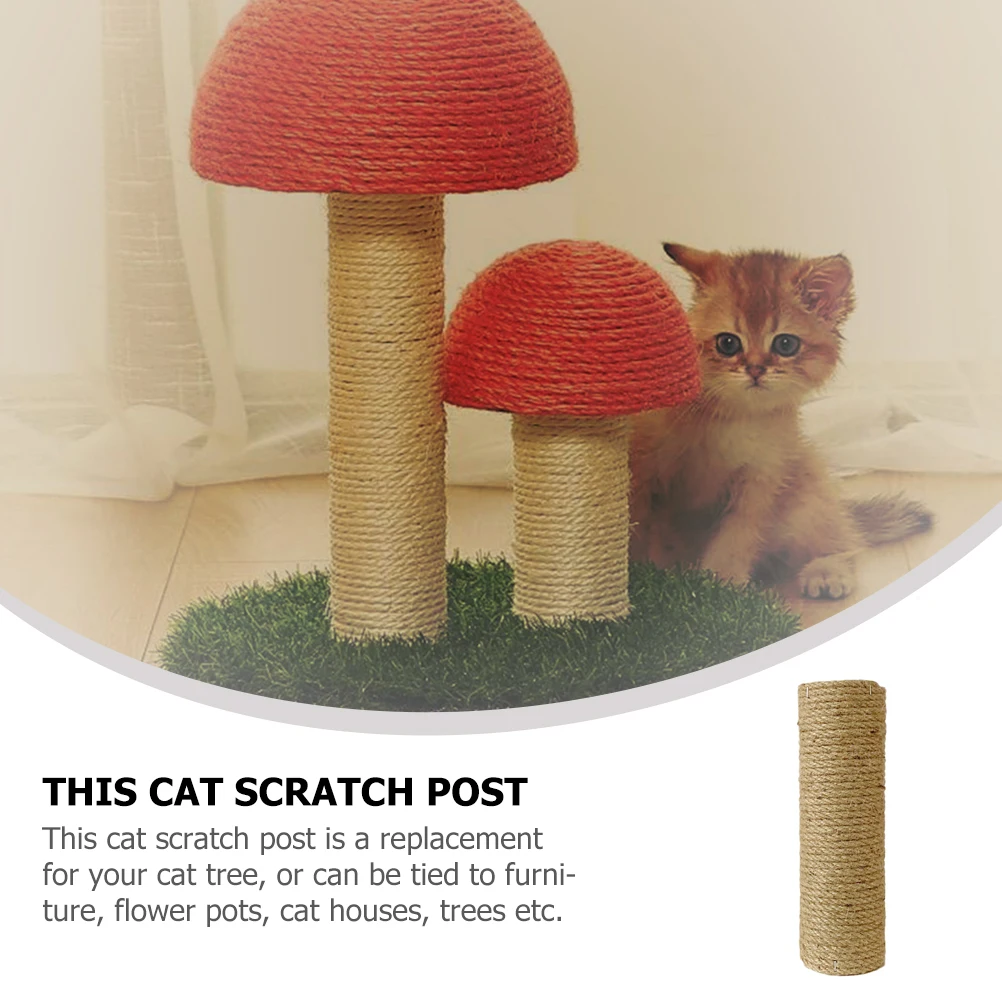 

Cat Scratching Post 7cm Diameter 35cm Length Durable Rope DIY Accessories for Indoor Cats Kitten Furniture