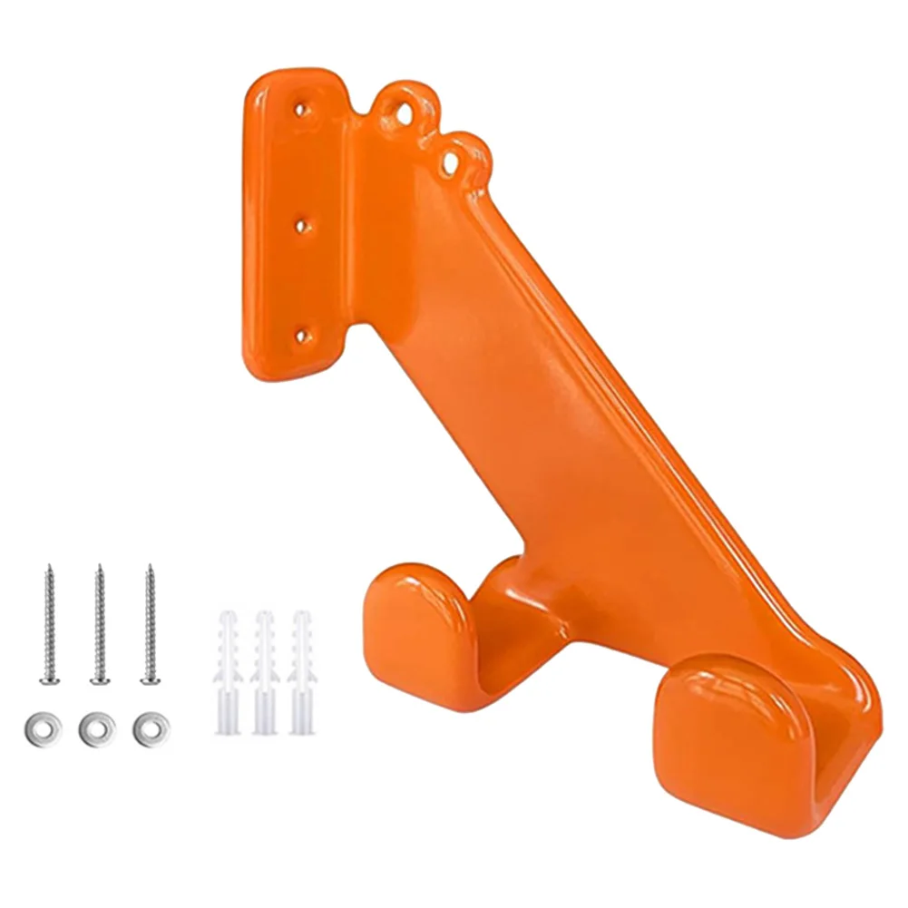 Huananzhi No Wobble Design Chainsaw Hanger Horizontal Or Vertical Hanging Protective Rubber Coating Sturdy Wall Bracket