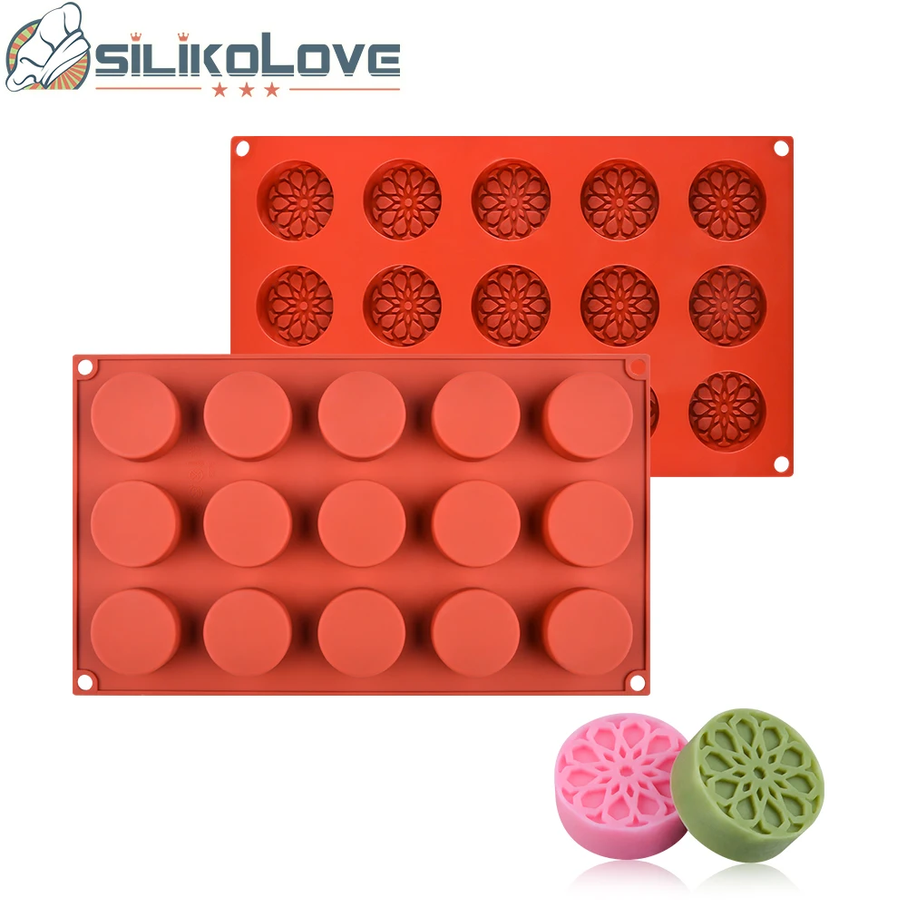 MAURESQUE Round Silicone Tarte Mold for Desserts Mousse Cake Molds