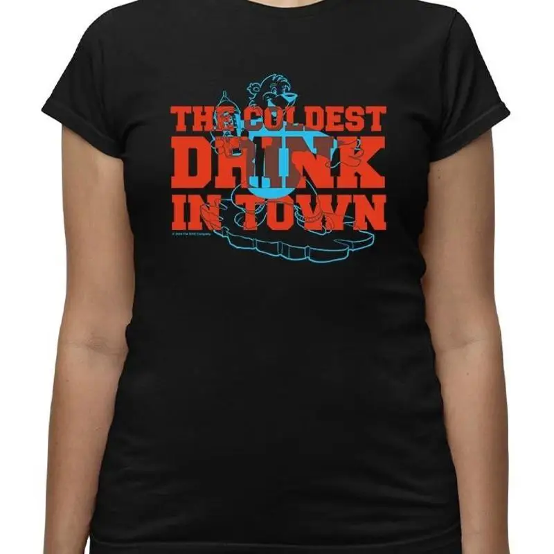 Camiseta para mujer con licencia oficial de ICEE Chill Bear 'Bebida más fría en la ciudad'