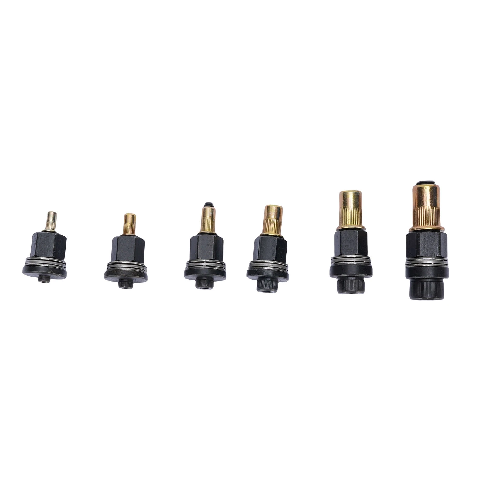 6 Pcs Rivet Nut Tool Set M3 M4 M5 M6 M8 M10 Carbon Steel Hand Rivet Nut Gun Head for Narrow Space Furniture Industrial