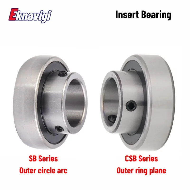 1PCS  Insert Bearing SB201 SB202 SB203 SB204 SB205 SB206 Inch SB201-8SB202-10 SB202-16 SB203-11 SB204-12