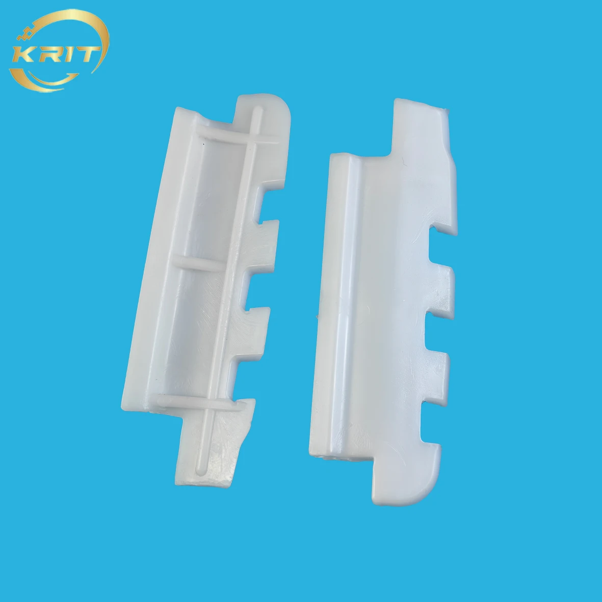 Two Pieces White Scrapers Scraping Cutter Blade For Bingzhile BQL Ice Cream Machines