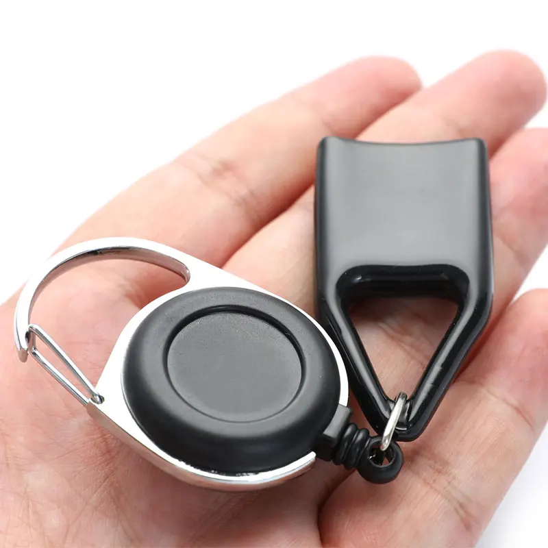 1/5Pcs NEW Easy Snap Lighter Holder Silicone Lighter Leash Safe Stash Clip Retractable Keychain Holder Cover