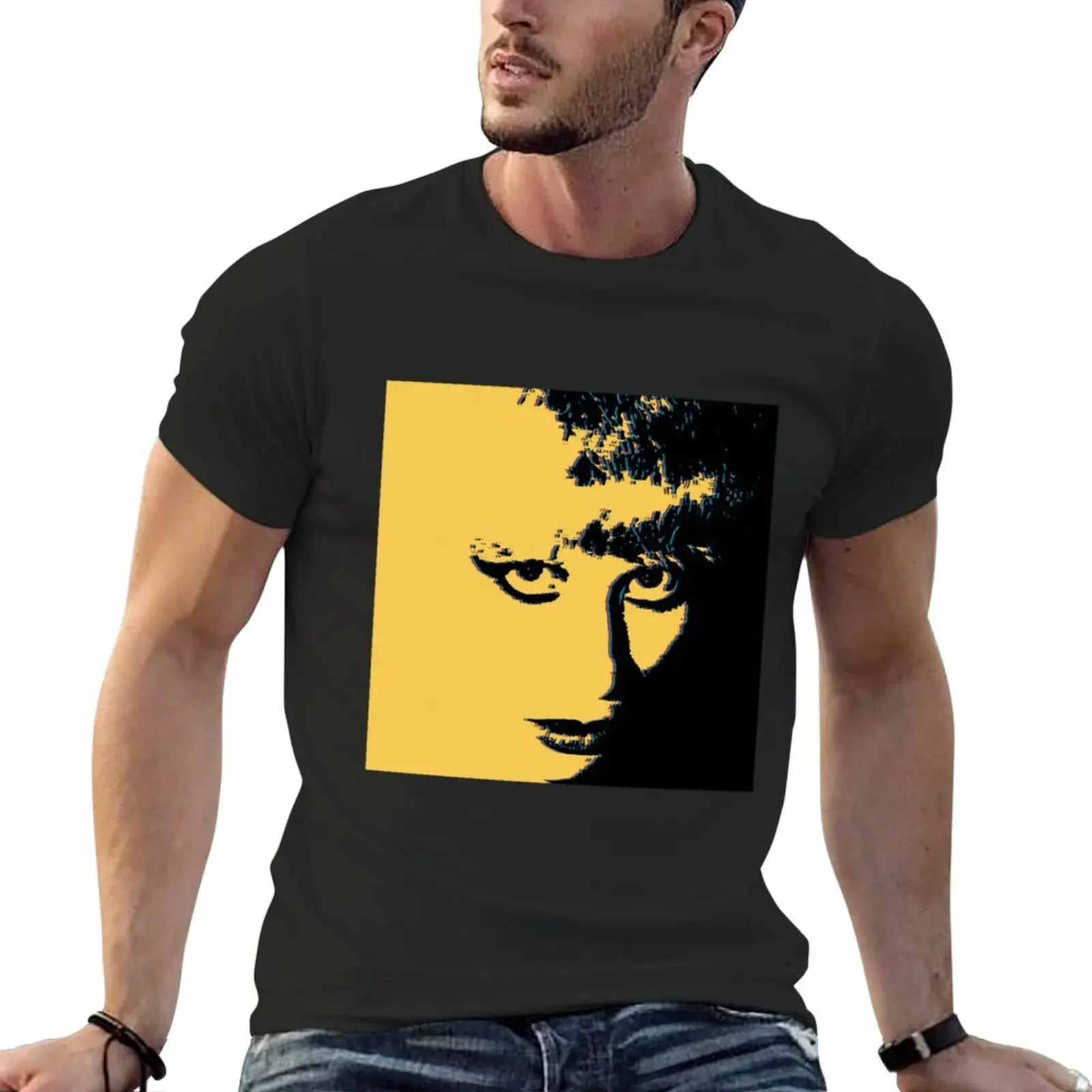 Hazel O'Connor Retro Pop Art Style Graphic Design|Perfect Gift T-Shirt cute tops topping blue lock cotton t shirt men