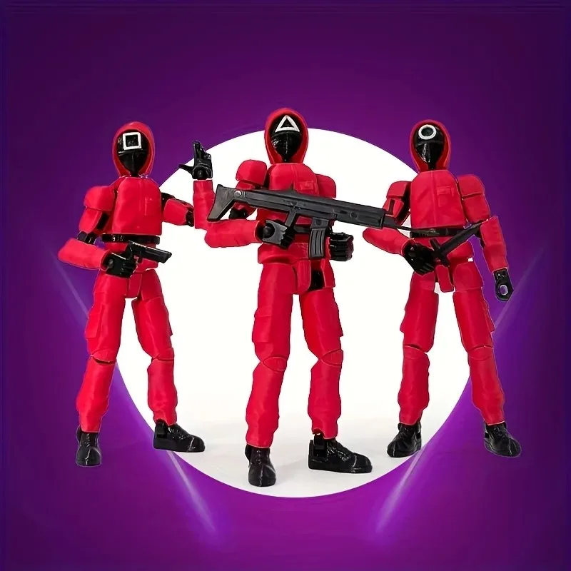 

3D Printed Skeleton Activity Dummy 13 Multi Joint Toy Digital Machine Skeleton Toy Activity Doll Accessories Toy Children's Gift