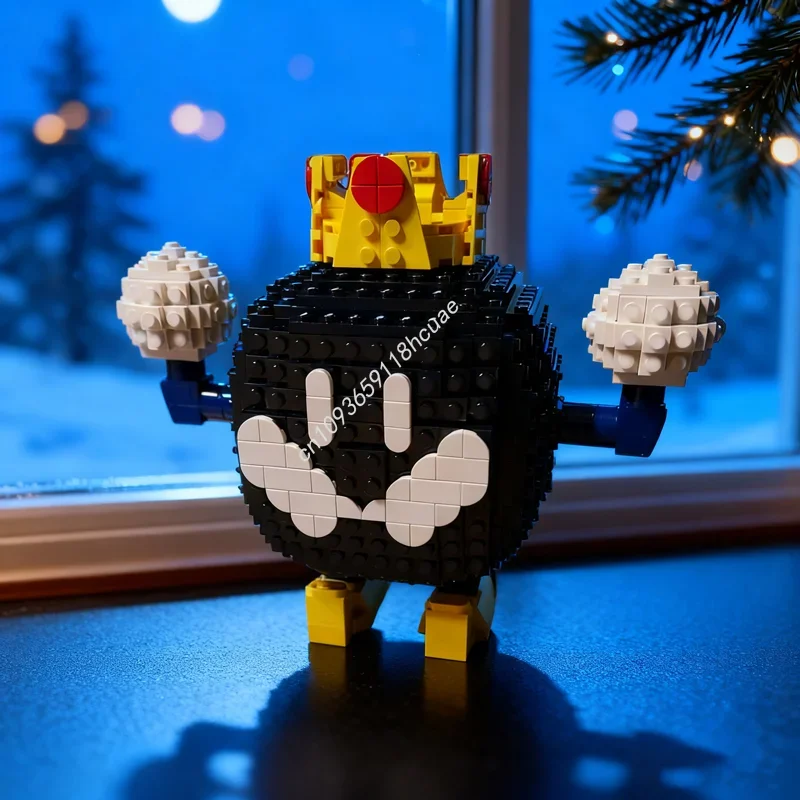 

476 шт. MOC Mario King Bob Omb Mariose Модель Строительство Рождественский подарок Блоки Игрушка Архитектура Сборка DIY Идея Образование День рождения