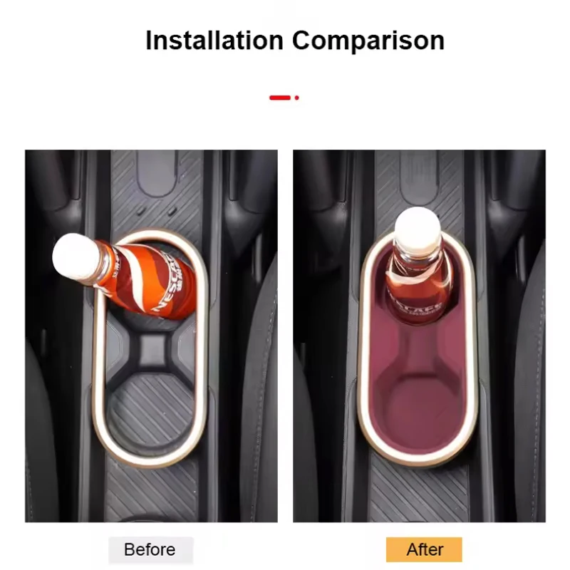 سيارة سيليكون كأس الماء حامل حصيرة شرب عدم الانزلاق كوستر اكسسوارات لميني كوبر الكهربائية EV J01 E SE J05 Aceman 2024 2025