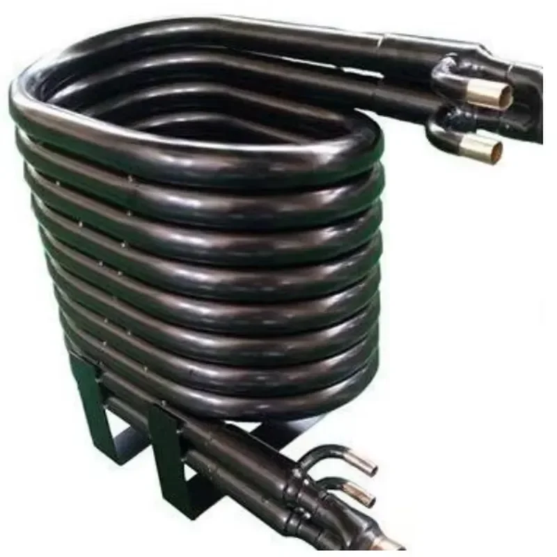 Efficient Custom Copper Coaxial Coil Heat Exchanger for Chillers/Condensers/Evaporators view 2