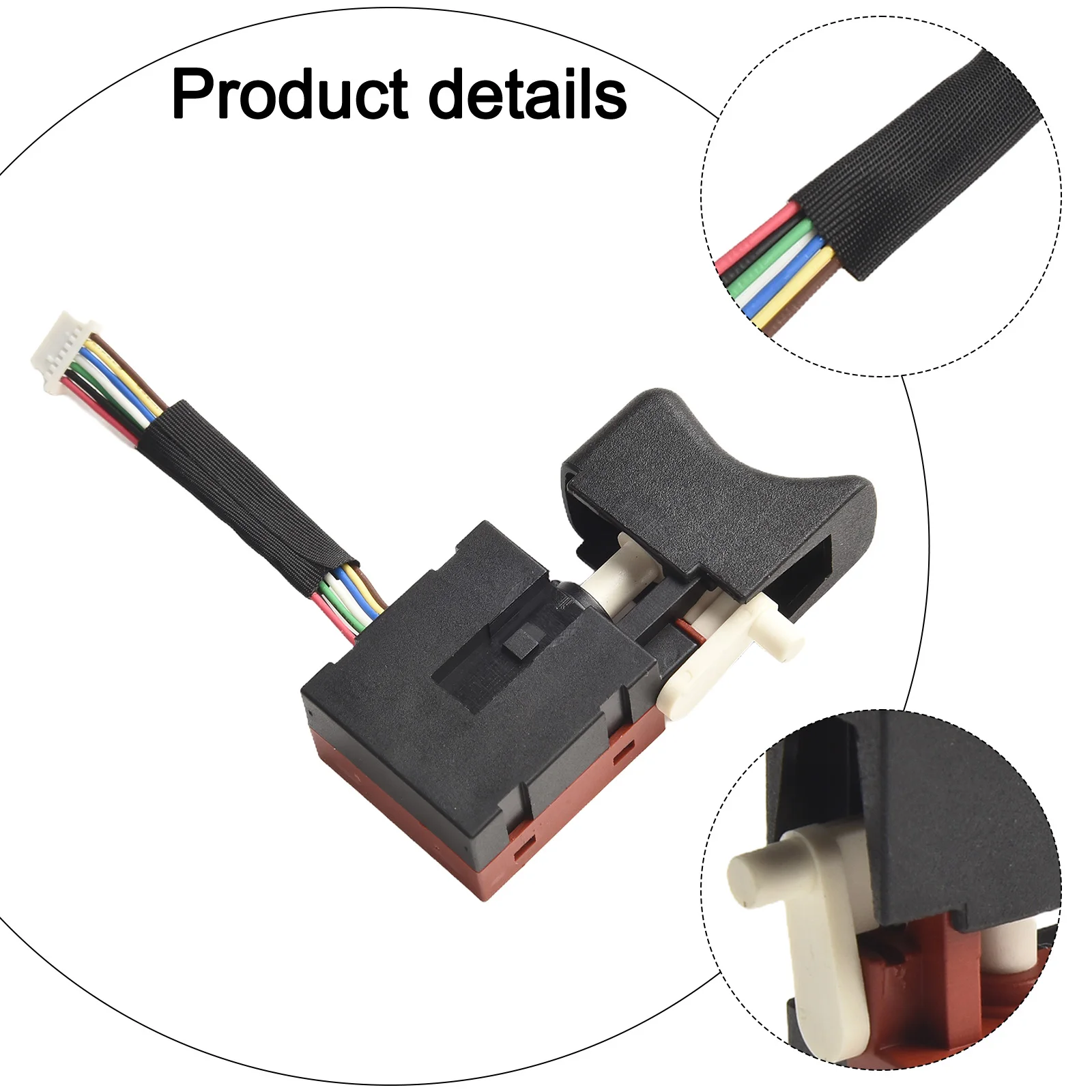 

Brushless Lithium Battery Hand Drill Switch FOR Dayi C5-3306 Electric Hand Drill Switch Left Right Shift Power Switch Parts