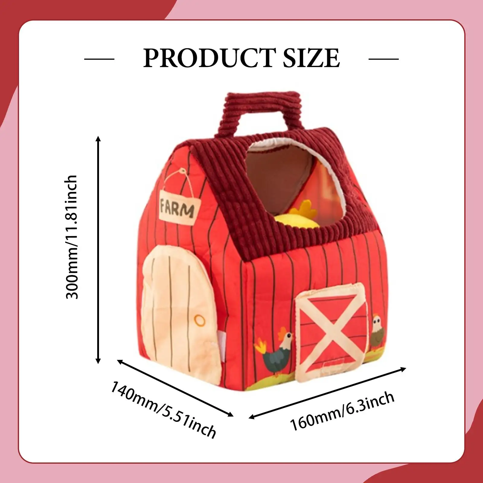 حيوانات المزرعة المحشوة ألعاب حسية تدريب الإدراك التنسيق بين اليد والعين Playset ألعاب حيوانات محشوة لهدايا الأطفال