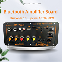 D100 Bluetooth Amplifier Board Rated 100W Max 300W Karaoke Audio Speaker Subwoofer Bass Hifi Amplificador Board 220V EU