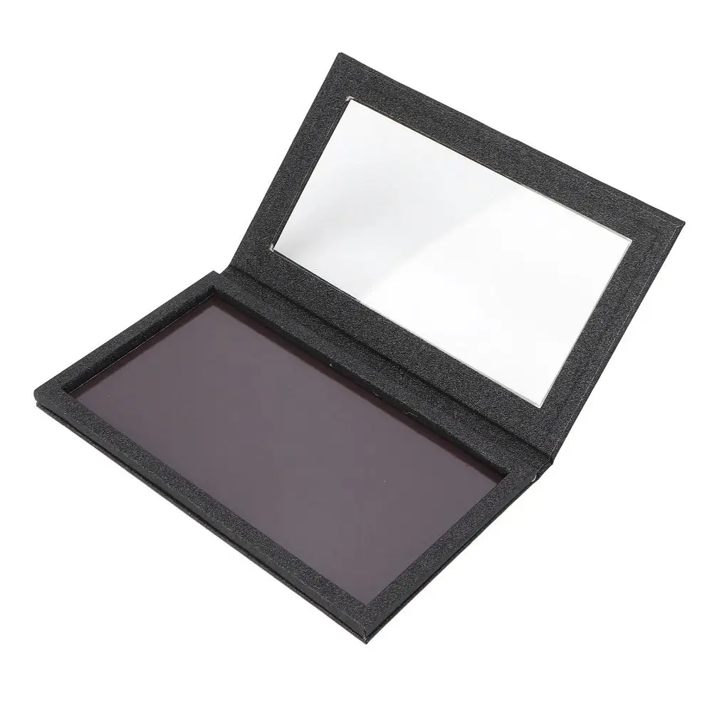 Large Size Eyeshadow Palette Window Cutout Glitter Matte Magnetic Palette Clear Lid Magnetic Base Empty Eyeshadow Box
