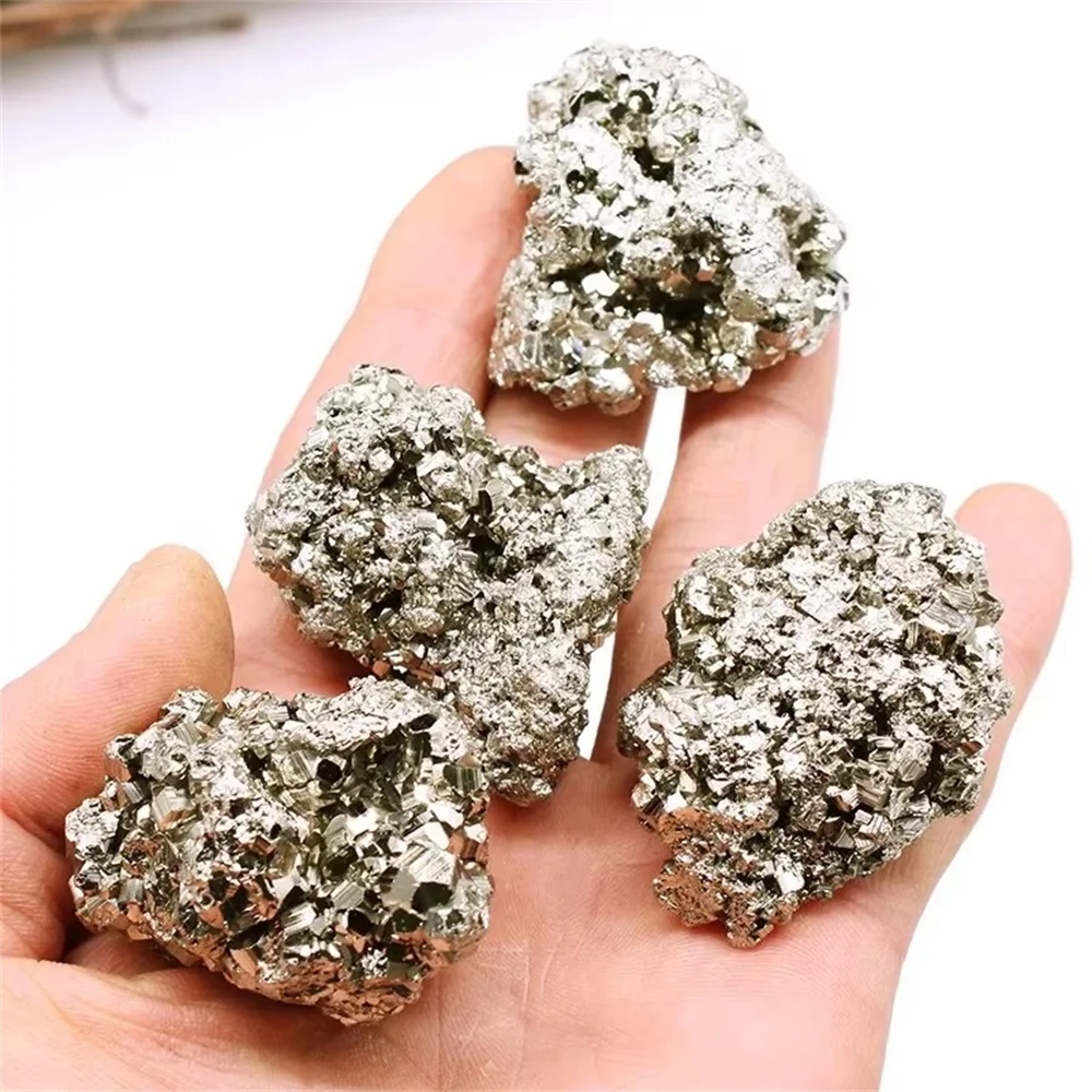 High-quality Pyrite Raw Tumbled Natural Tumbled Stones Crystals Healing Collection Enthusiasts Gifts Gemstones