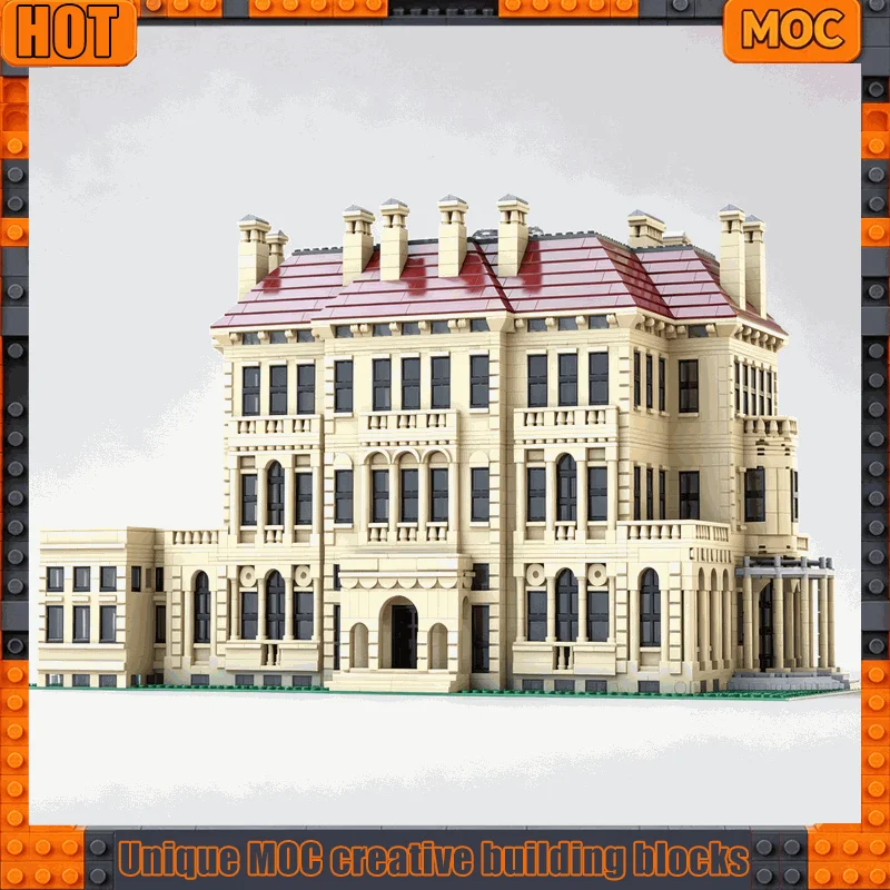 NEW 7894PCS Victorian Mansion Modular Building Blocks Custom Model Kit Creative Assembly Toy For Home Office Room Decor Display