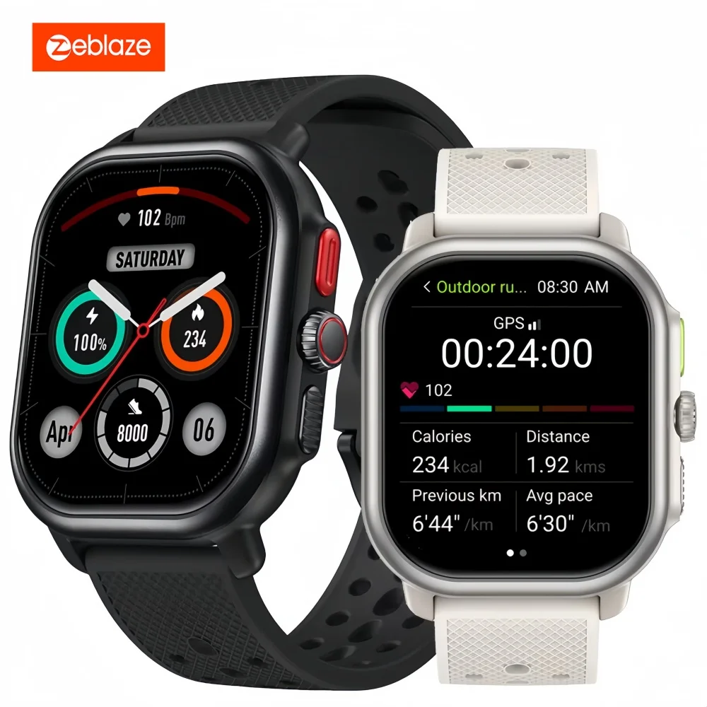 

Zeblaze Beyond 3 PRO GPS Smart Watches for man woman kids Built-in GPS Route BT Calling Sport Fitness Sleeping reloj inteligente