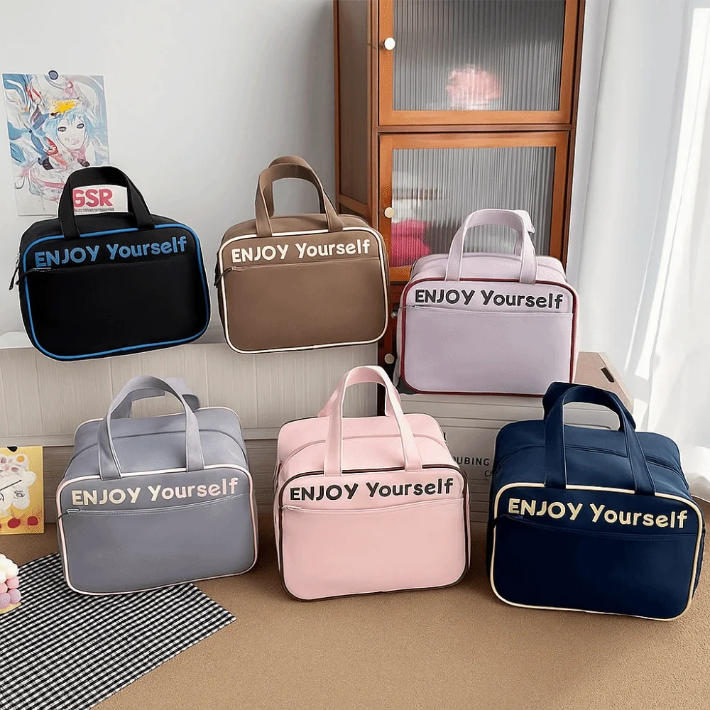 

Simple Hand-held Insulated Bag Insulated Bag Nylon Large Capacity Student Lunch Bag Thickened Waterproof Lunch Box Bag Pouch