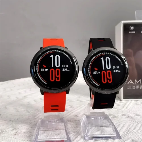 Imagen 1 del producto Amazfit Pace-reloj inteligente deportivo para hombre, dispositivo con Firmware Global, Bluetooth, GPS, 90-95