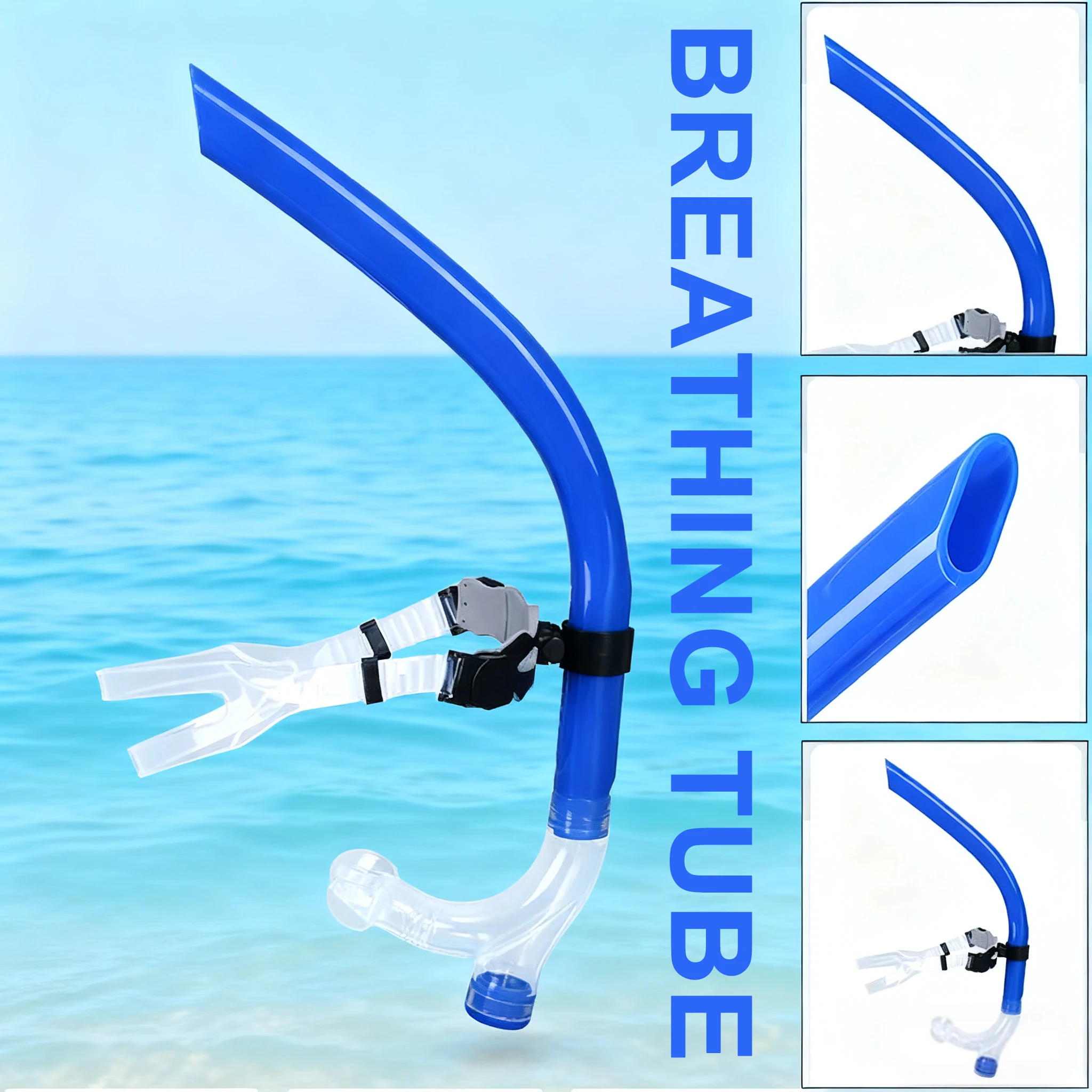 

Высококачественная профессиональная трубка с сухим верхом - силиконовая регулируемая дыхательная трубка для плавания, подводного плавания, тренировок по дайвингу для взрослых