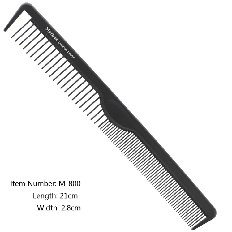 Mythus Barber Kamm Haarschnitt Professionelle Friseur Styling Kamm Set Salon Haarpflege Styling Werkzeug Carbon Faser Kamm Set – Detail 21