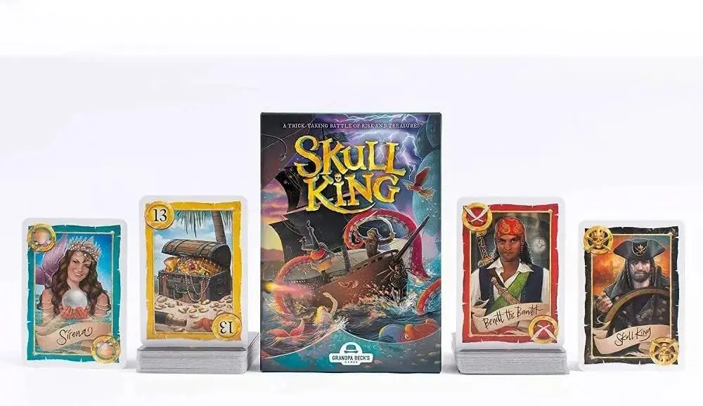 New English version Skull King Ultimate pirate game Hide your Kingdom creator card board game