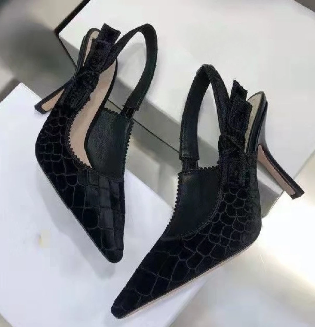 Genuine Leather High Heel Sandals Fabric Embroidery White Sandals Women 2026 Sexy Wedding Shoes Party Single Shoes