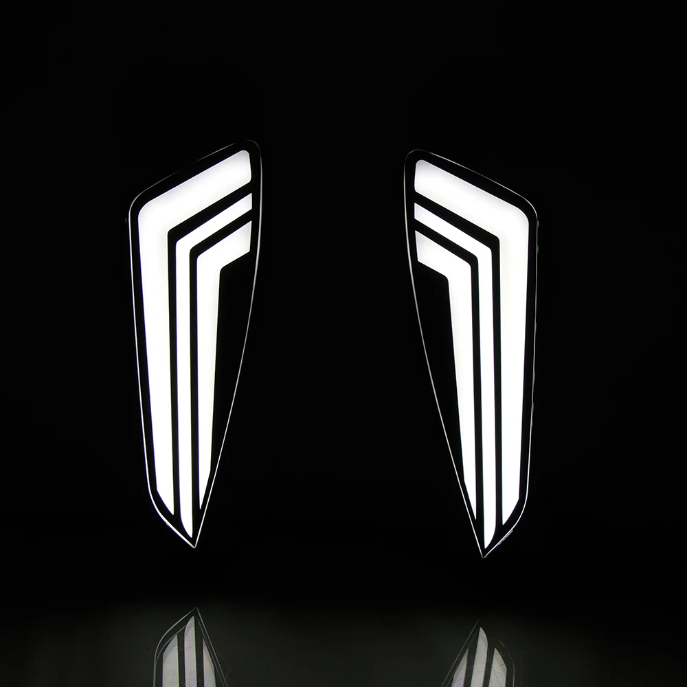 3 Color LED Daytime Running Light For Toyota Granvia 2022-2025 Start Scan DRL Left Right Pair OE 81210-26010 81220-26010
