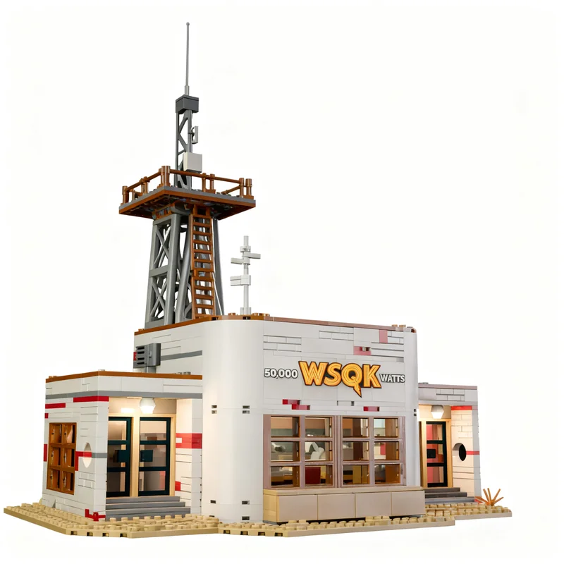 1309pcs MOC WSQK – The Squawk Radio Stranger Things Model Building Blocks Christmas Gift Toy Idea Art DIY Education Display