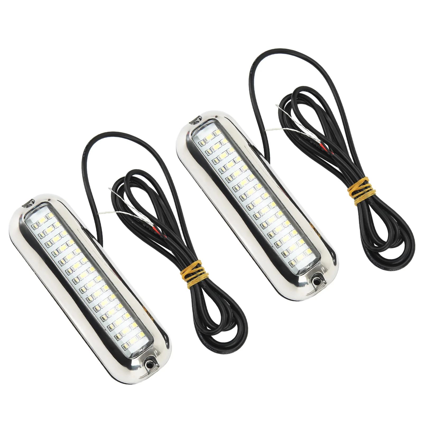 Marine Led Lights 42LEDS Waterproof Underwater LED Boat Light 10‑30V  Drain Plug Light for Yacht Boat Marine Led Lights
