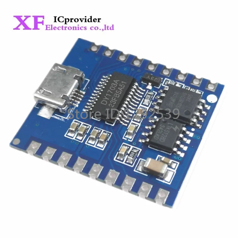 1Pcs Voice Playback Module IO Triggered Serial Port Control USB Download Flash Voe Module DY-SV17F